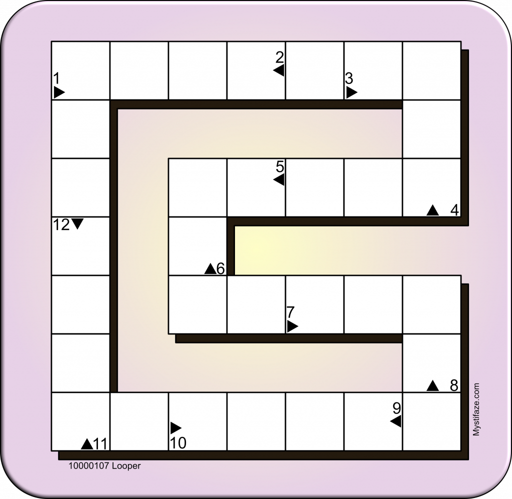 Looper puzzle grid
